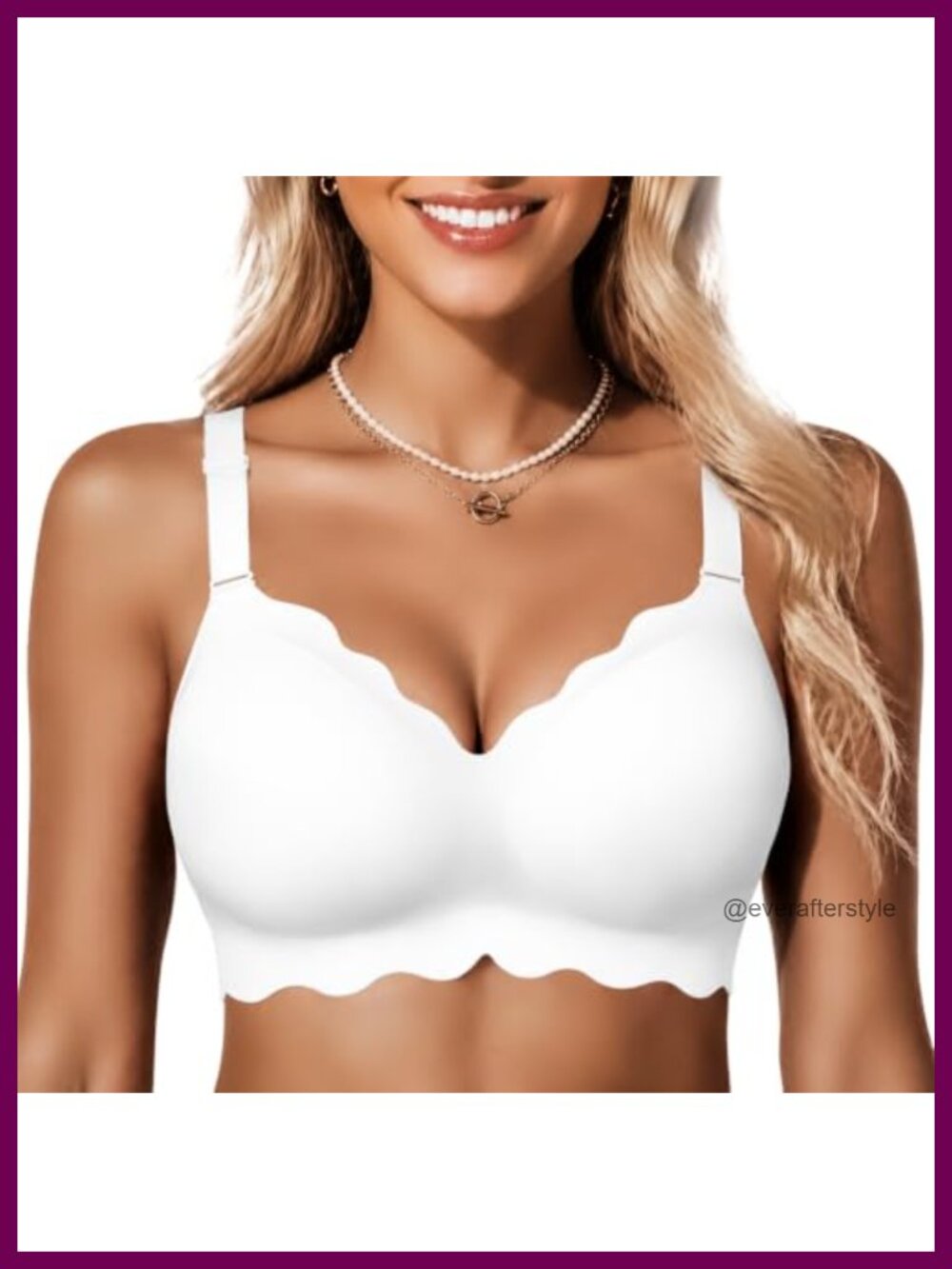Seamless Push Up Wireless Jelly Bra Adjustable Straps Full Coverage